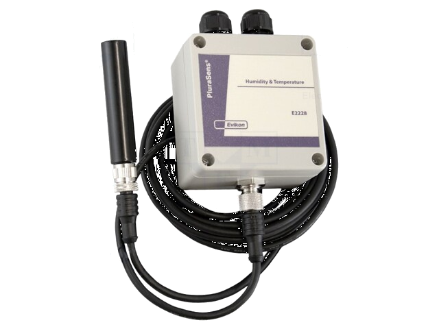 Omvormer: temperatuur en vochtigheid; 0÷100%RH; -40÷85°C; 24VAC Omvormer: temperatuur en vochtigheid; 0÷100%RH; -40÷85°C; 24VAC